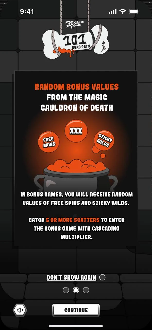 Mobile onboarding bonus values 101 Dead Pets