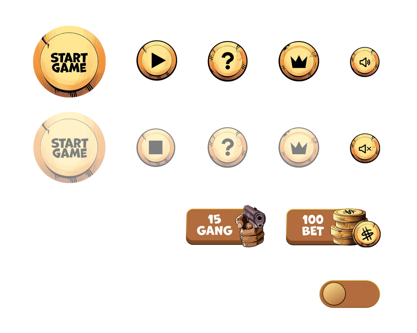 Кнопки и UI-контролы Delivery Crash