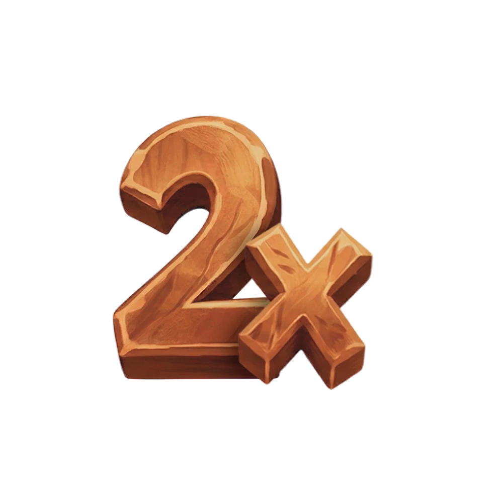 2x multiplier symbol Los Tequilos
