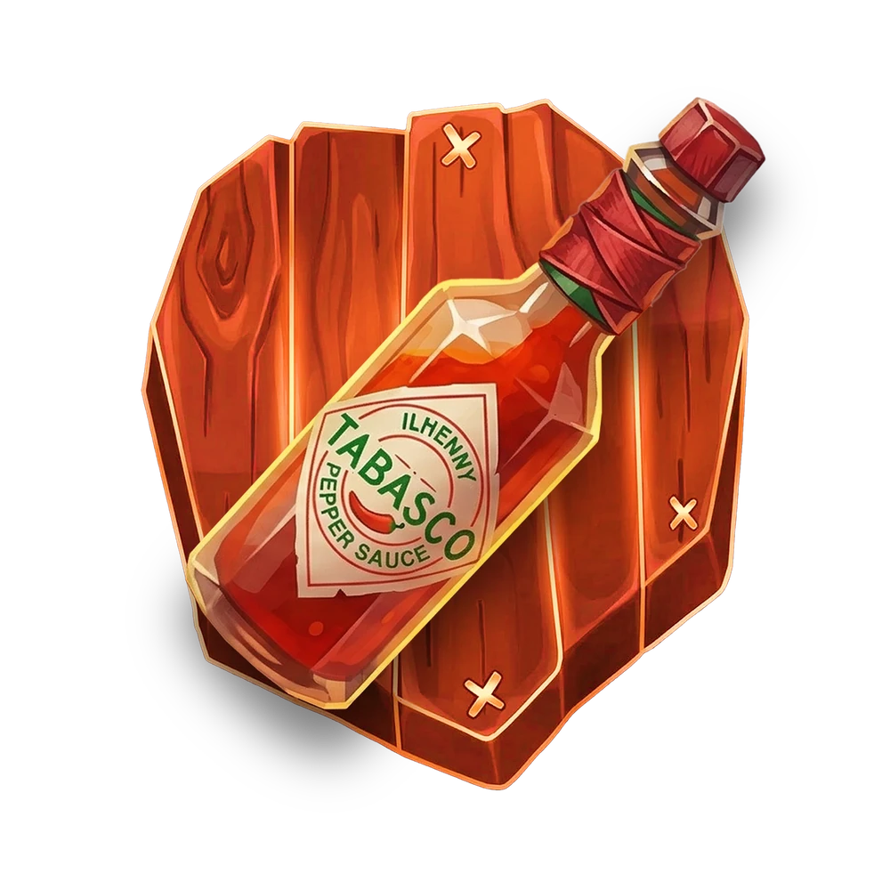Tobasco special symbol Los Tequilos