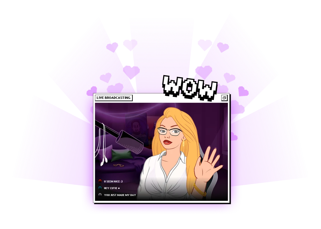 Only Girls WOW win screen