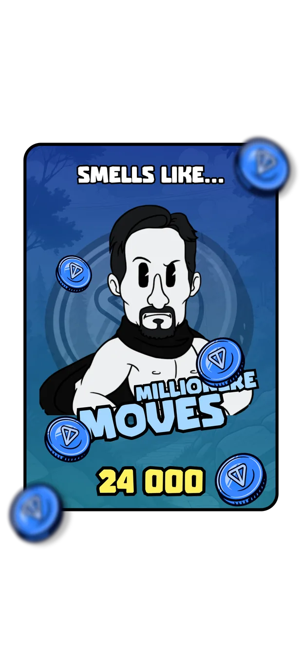 Выигрышный экран Millionaire Moves Smells Like Crypto