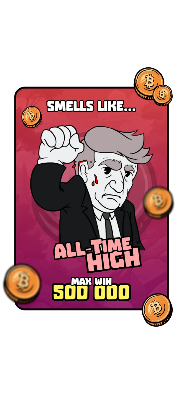 Выигрышный экран All-Time High Smells Like Crypto
