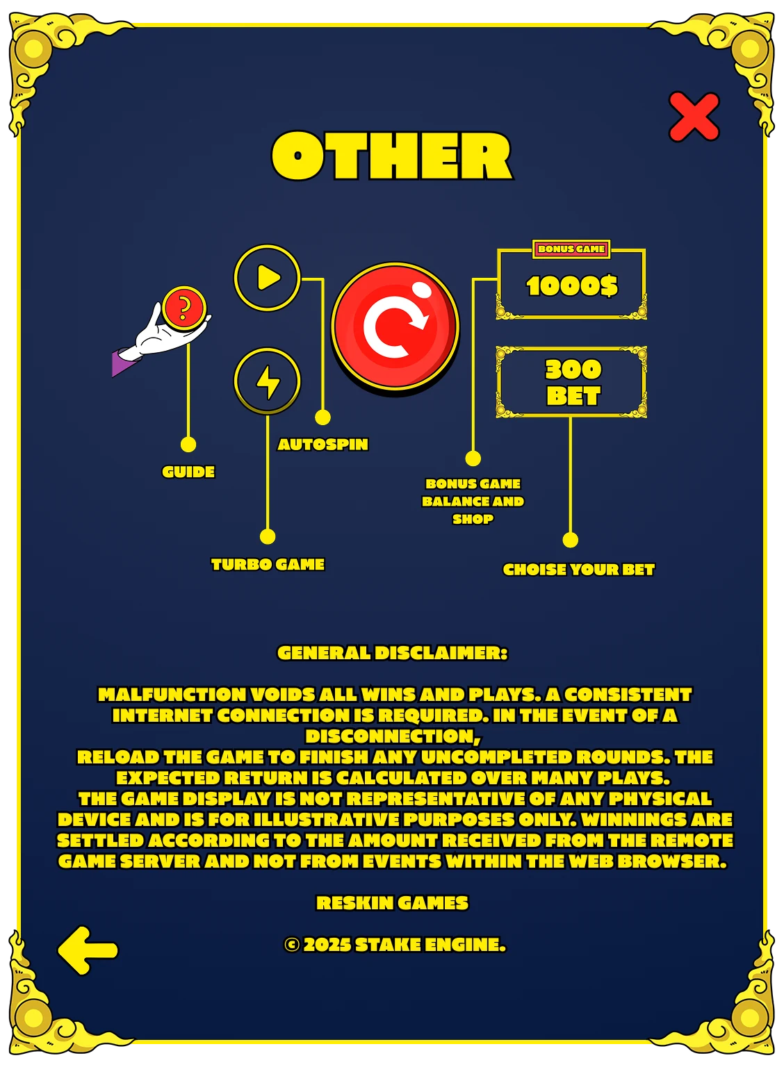 Take My Muffin other rules guide screen