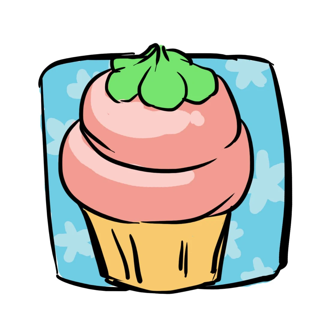 Take My Muffin early symbol sketch 11