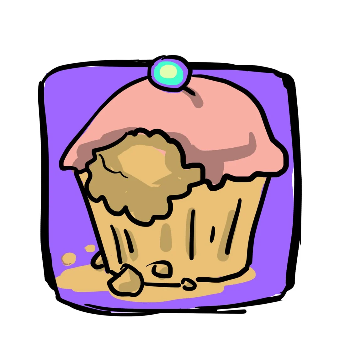 Take My Muffin early symbol sketch 12