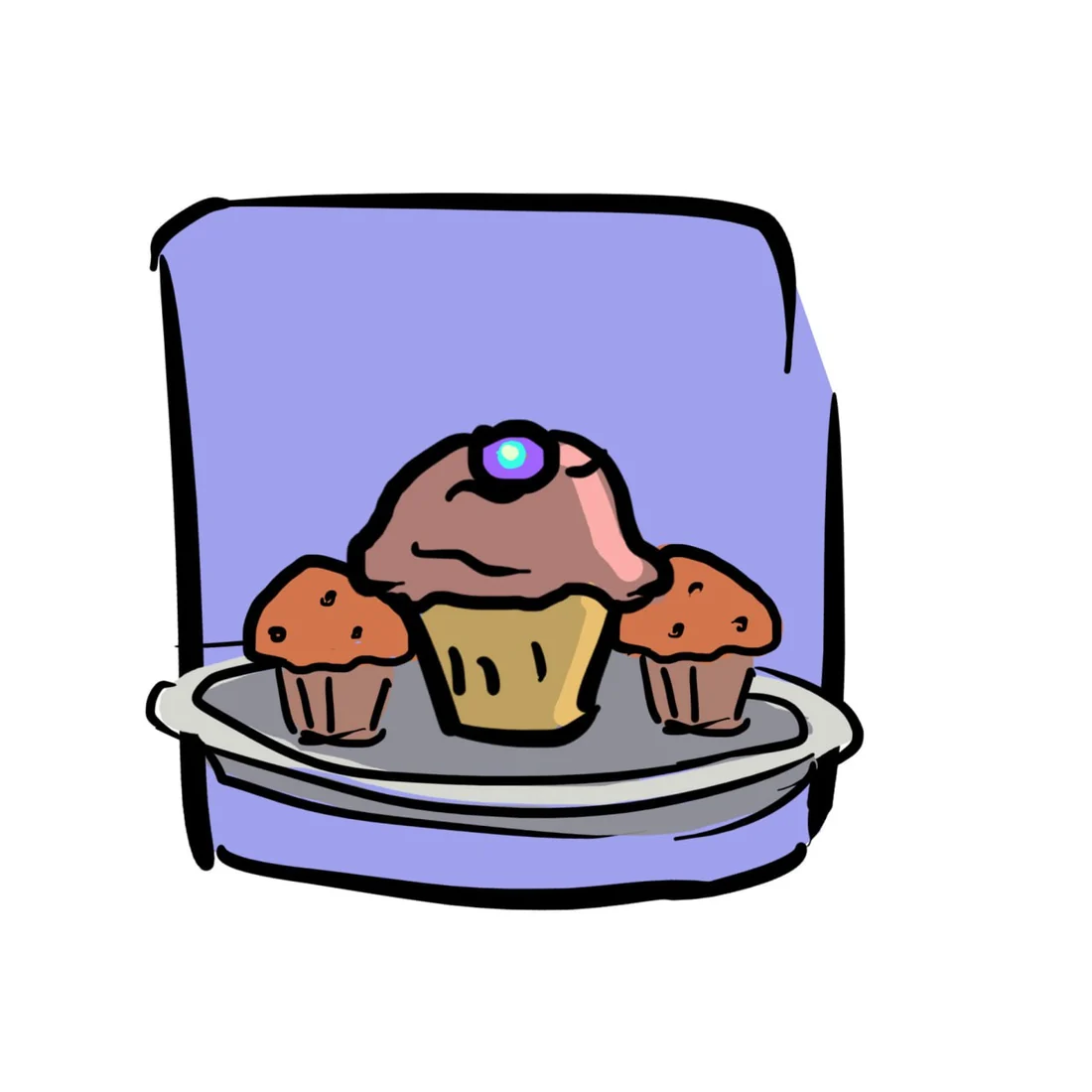 Take My Muffin early symbol sketch 13