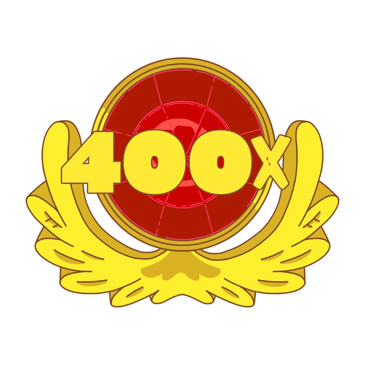 Take My Muffin multiplier 400x symbol