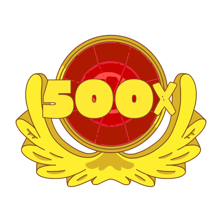 Take My Muffin multiplier 500x symbol